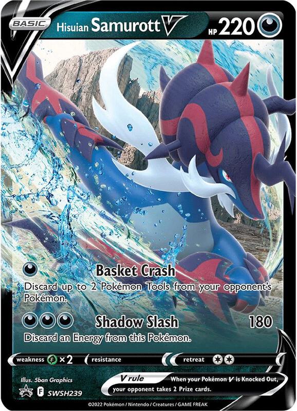Karta Pokemon Hisuian Samurott V - SWSH239 - SWSH: Sword & Shield Promo Cards SWSH239
