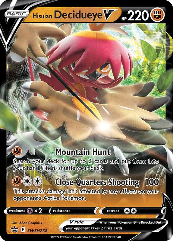 Karta Pokemon Hisuian Decidueye V - SWSH238 - SWSH: Sword & Shield Promo Cards SWSH238
