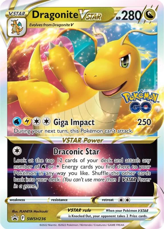 Karta Pokemon Dragonite VSTAR - SWSH236 - SWSH: Sword & Shield Promo Cards SWSH236