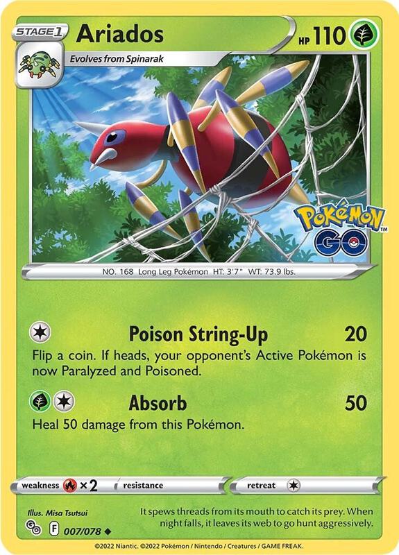 Ariados 007/078 - Pokémon GO