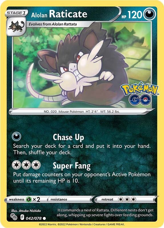Alolan Raticate 042/078 - Pokémon GO