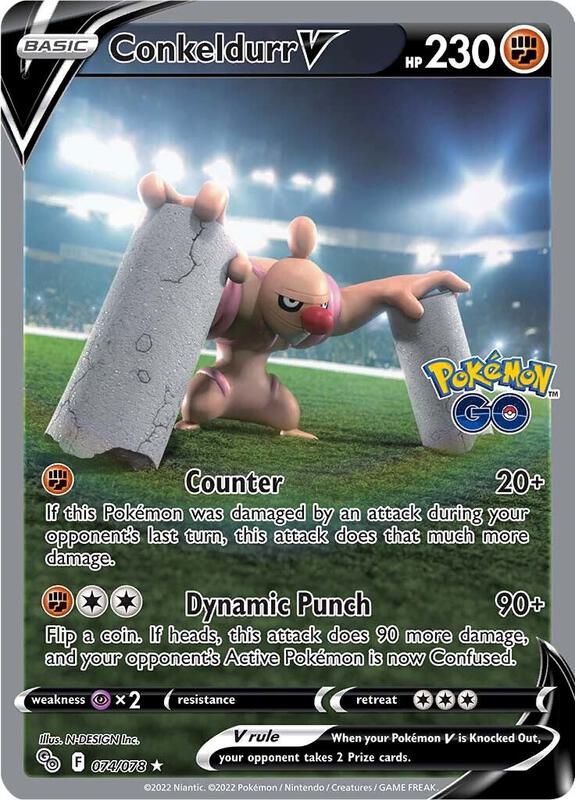 Conkeldurr V 074/078 - Pokémon GO