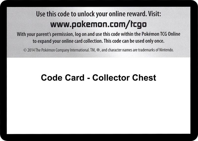 Karta Pokemon Code Card - Collector Chest - XY - Phantom Forces