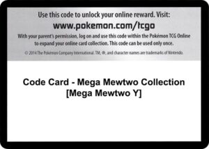 Karta Pokemon Code Card - Mega Mewtwo Collection [Mega Mewtwo Y] - XY - BREAKthrough