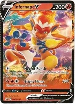 Karta Pokemon Infernape V - SWSH252 - SWSH: Sword & Shield Promo Cards SWSH252