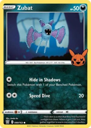 Karta Pokemon Zubat 89/163 - Trick or Trade BOOster Bundle