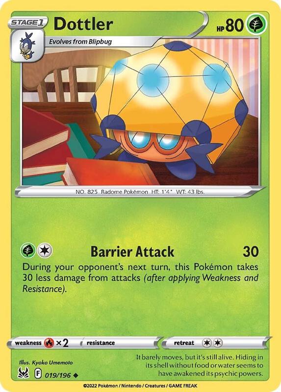 Karta Pokemon Dottler 19/196 - SWSH11: Lost Origin