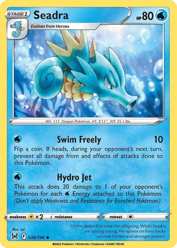 Karta Pokemon Seadra 36/196 - SWSH11: Lost Origin
