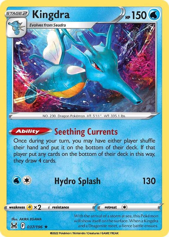 Karta Pokemon Kingdra 37/196 - SWSH11: Lost Origin