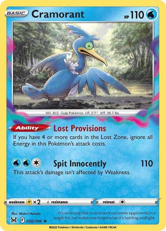 Karta Pokemon Cramorant 50/196 - SWSH11: Lost Origin