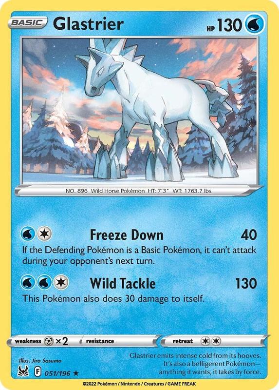 Karta Pokemon Glastrier 51/196 - SWSH11: Lost Origin