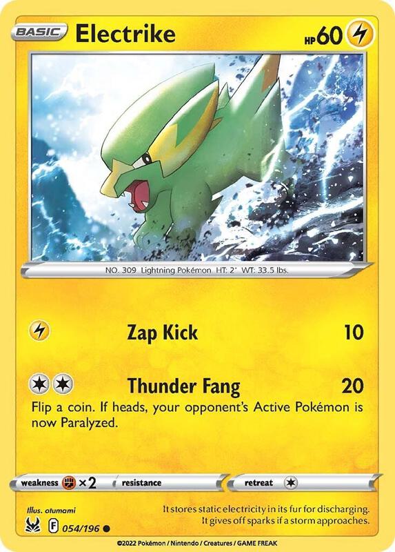 Karta Pokemon Electrike 54/196 - SWSH11: Lost Origin