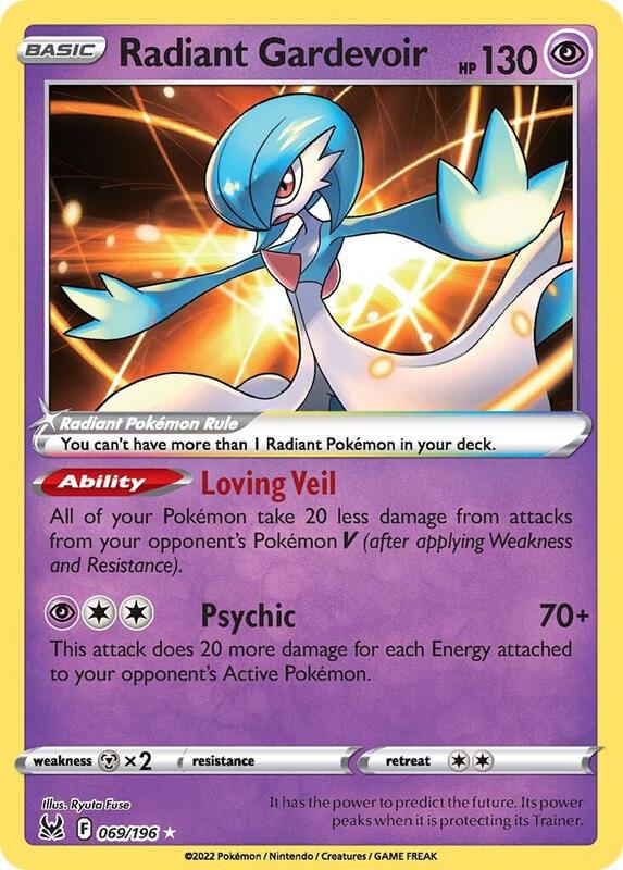 Karta Pokemon Radiant Gardevoir 69/196 - SWSH11: Lost Origin