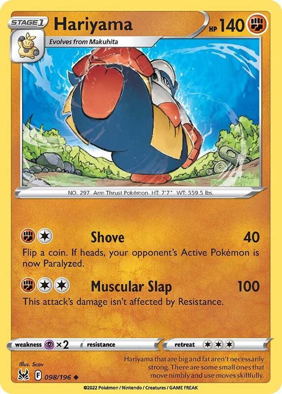 Karta Pokemon Hariyama 98/196 - SWSH11: Lost Origin