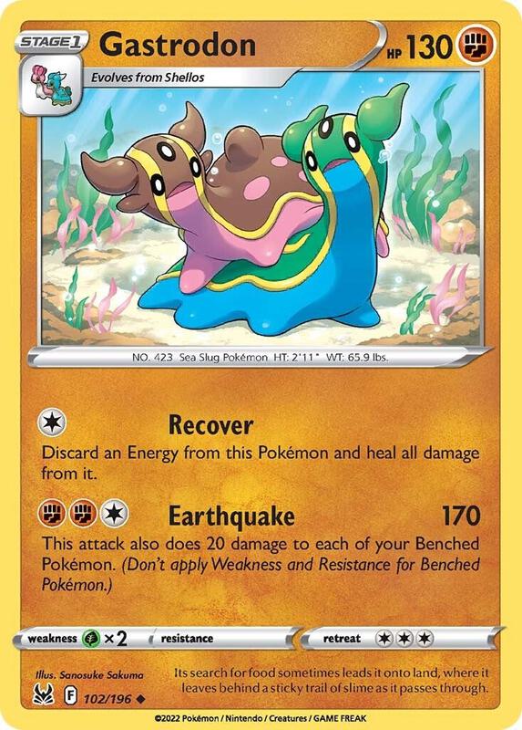 Karta Pokemon Gastrodon 102/196 - SWSH11: Lost Origin