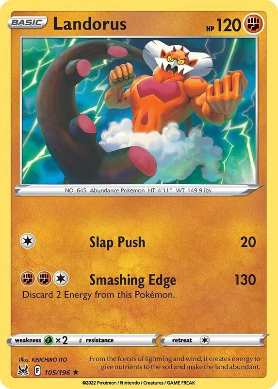 Karta Pokemon Landorus 105/196 - SWSH11: Lost Origin
