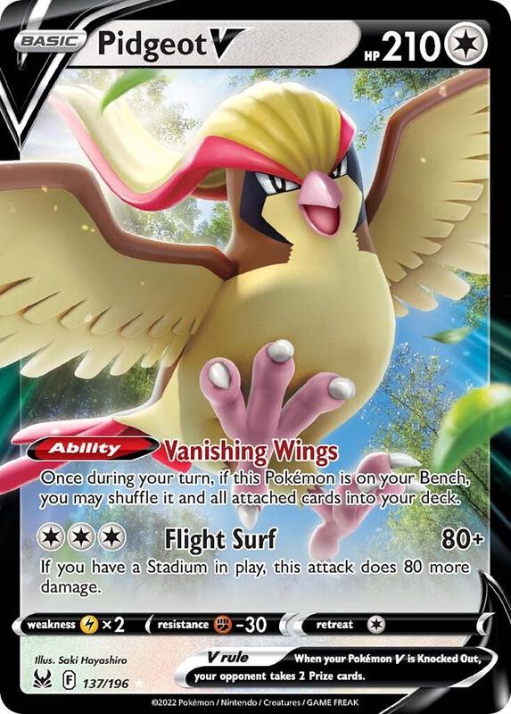 Pidgeot V 137/196 - Lost Origin