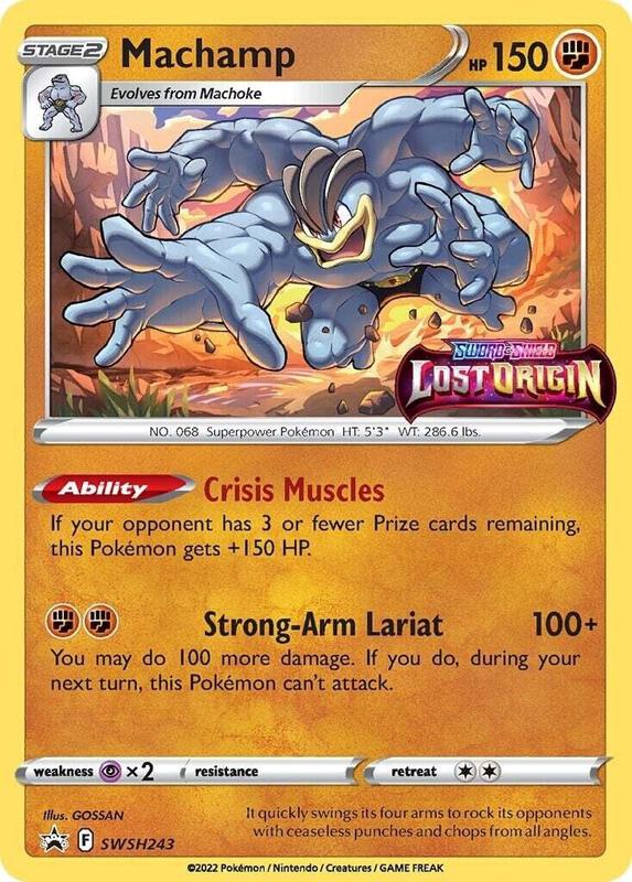 Karta Pokemon Machamp - SWSH243 (Prerelease) - SWSH: Sword & Shield Promo Cards SWSH243