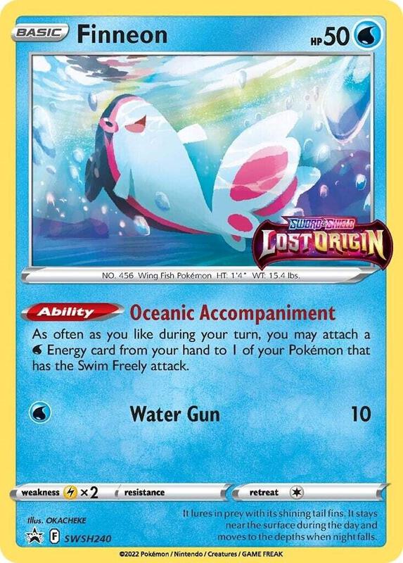 Karta Pokemon Finneon - SWSH240 (Prerelease) - SWSH: Sword & Shield Promo Cards SWSH240