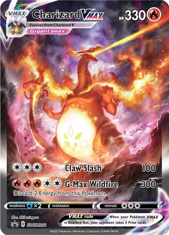 Karta Pokemon Charizard VMAX - SWSH261 - SWSH: Sword & Shield Promo Cards SWSH261
