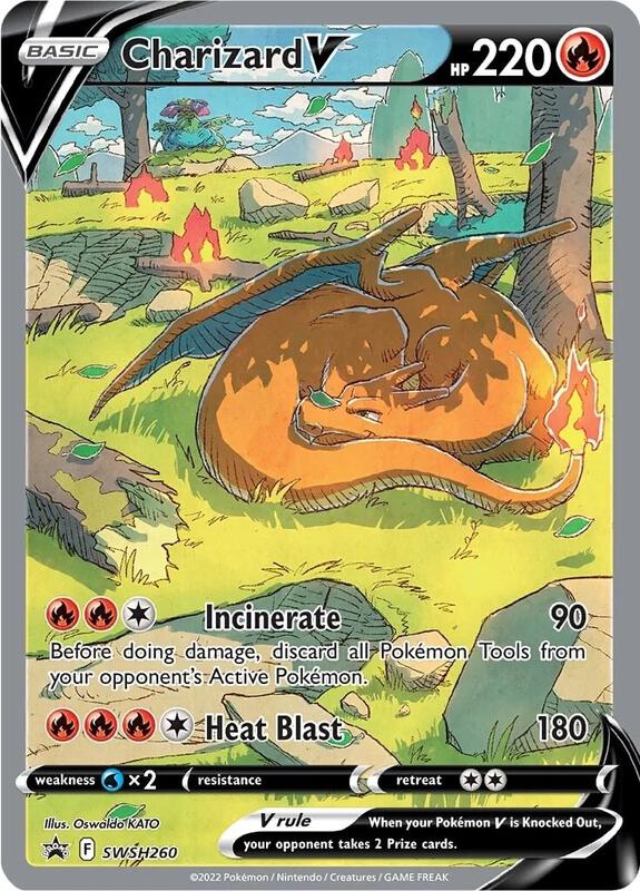 Karta Pokemon Charizard V - SWSH260 - SWSH: Sword & Shield Promo Cards SWSH260