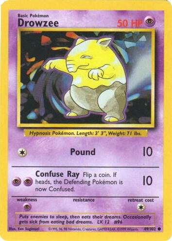 Karta Pokemon Drowzee 49/102 - Base Set
