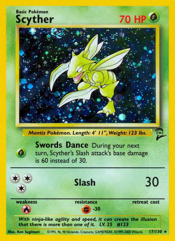 Scyther 017/130 - Base Set 2