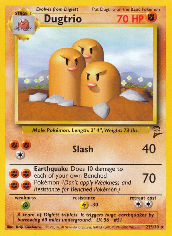 Dugtrio 023/130 - Base Set 2