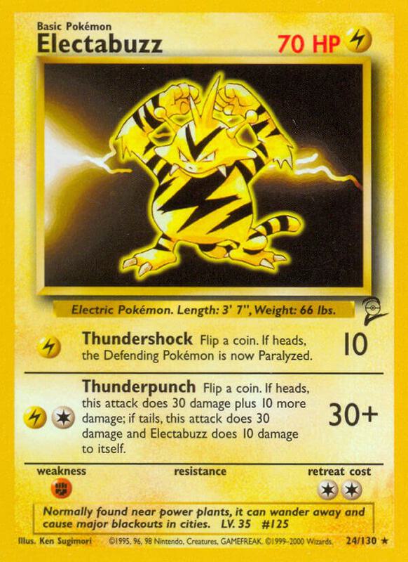 Electabuzz 024/130 - Base Set 2