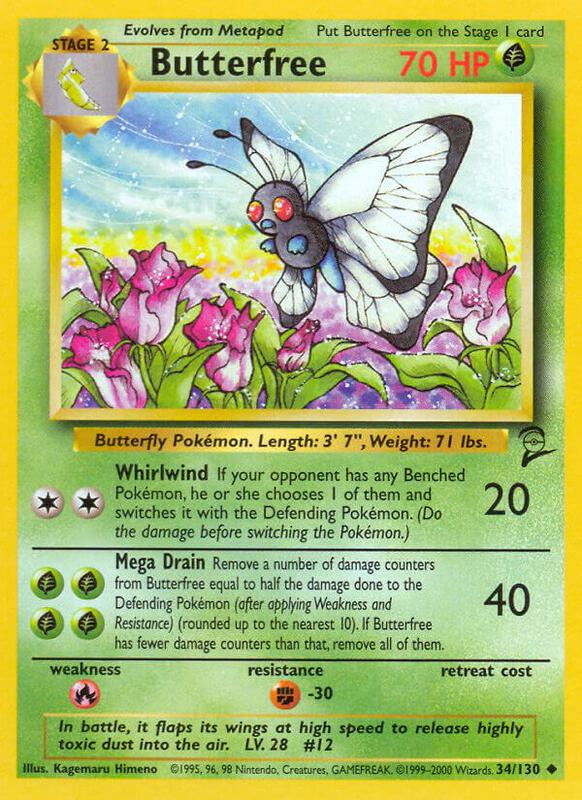 Butterfree 034/130 - Base Set 2
