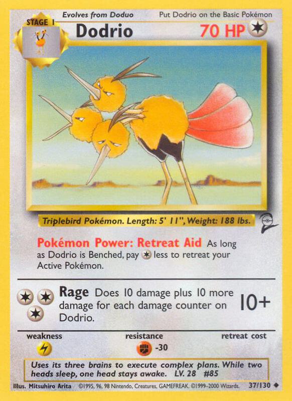 Dodrio 037/130 - Base Set 2