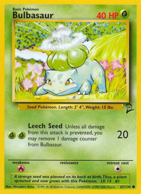 Bulbasaur 067/130 - Base Set 2
