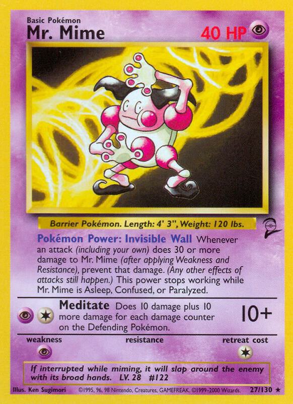 Mr. Mime 027/130 - Base Set 2