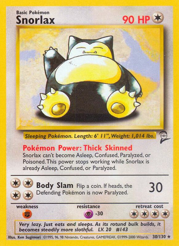 Snorlax 030/130 - Base Set 2