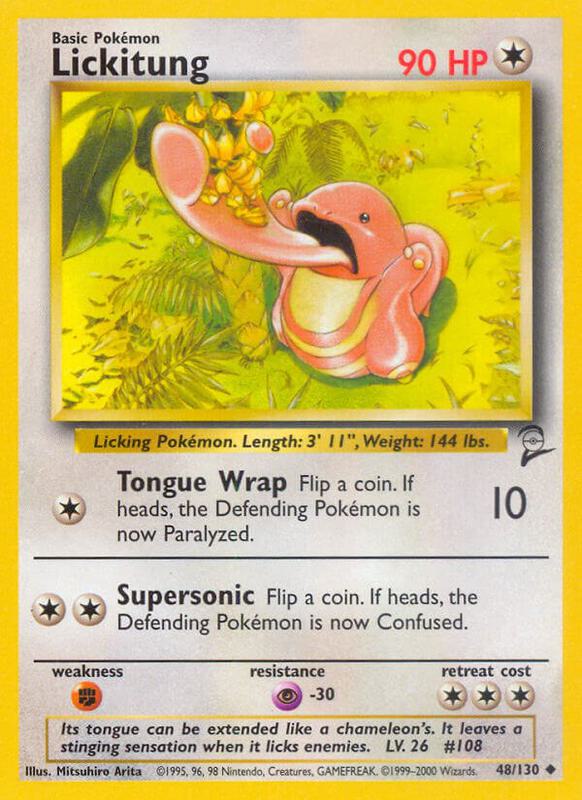 Lickitung 048/130 - Base Set 2