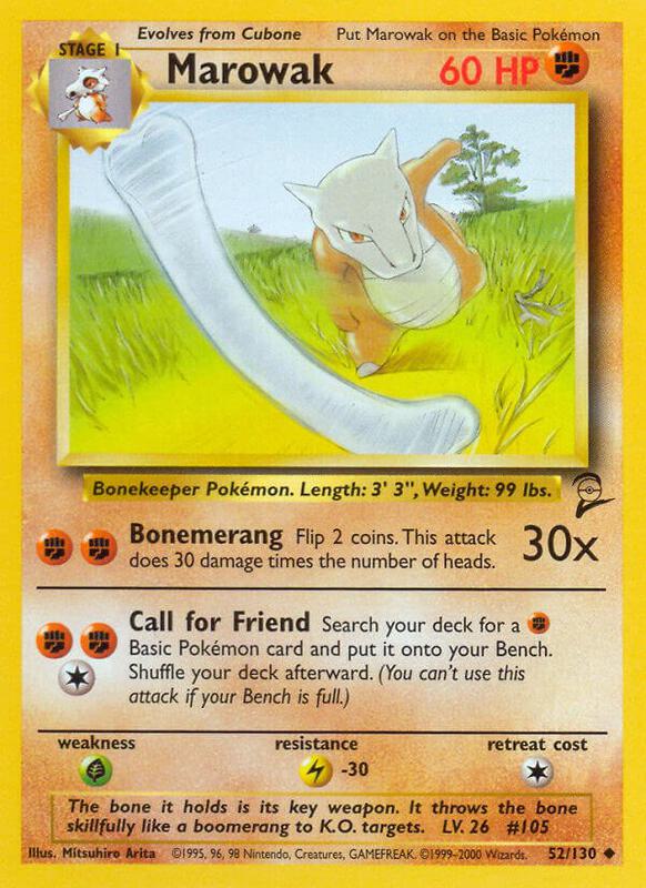 Marowak 052/130 - Base Set 2