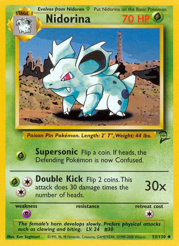 Nidorina 053/130 - Base Set 2