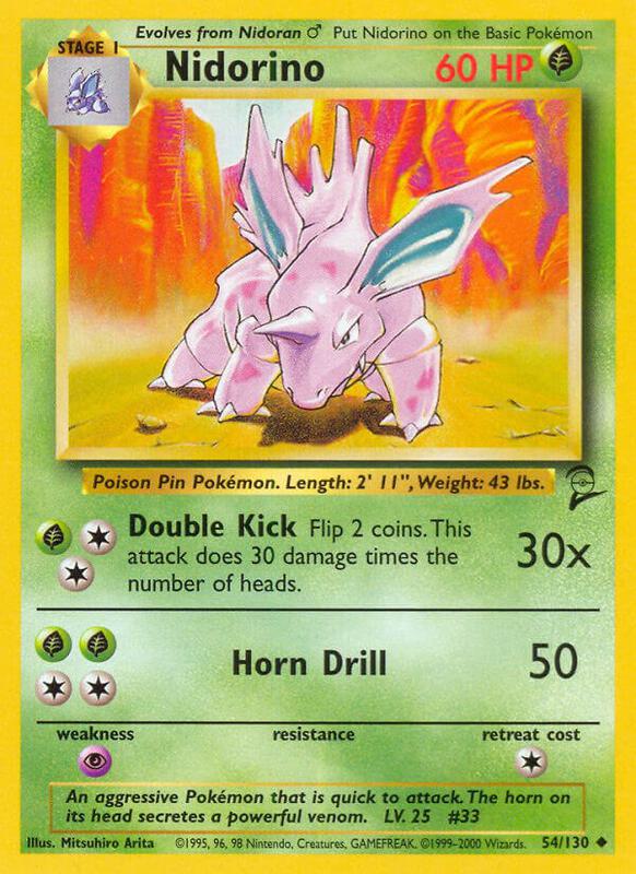 Nidorino 054/130 - Base Set 2