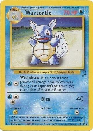 Wartortle 063/130 - Base Set 2