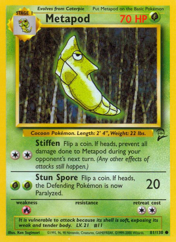Metapod 081/130 - Base Set 2