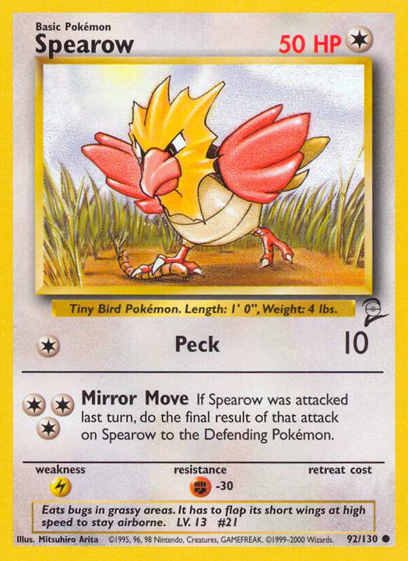 Spearow 092/130 - Base Set 2