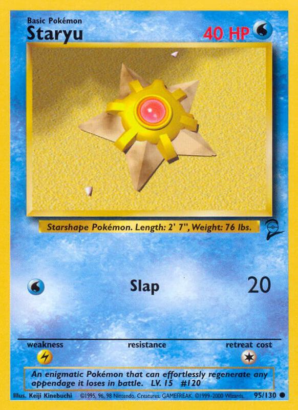 Staryu 095/130 - Base Set 2
