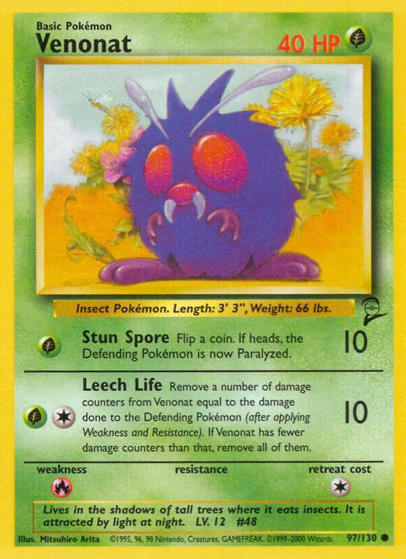 Venonat 097/130 - Base Set 2
