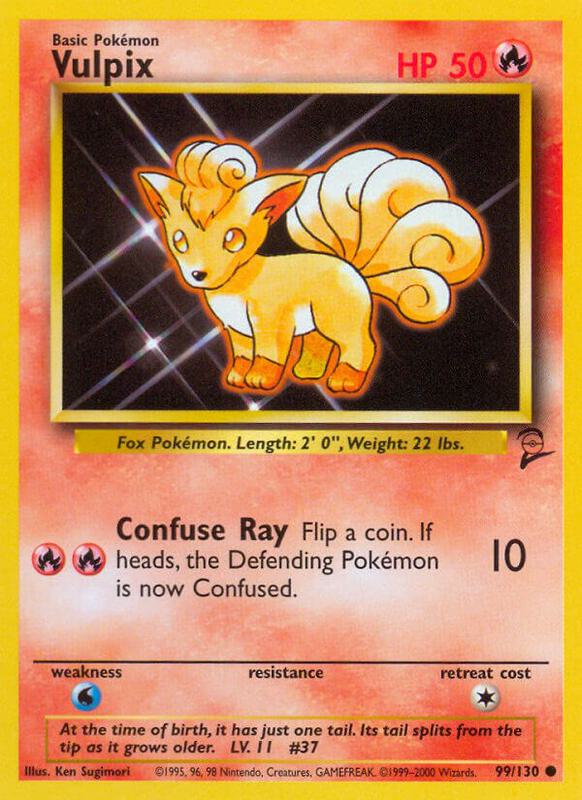 Vulpix 099/130 - Base Set 2