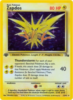 Zapdos 15/62 - Fossil