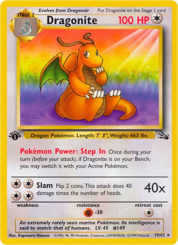 Dragonite 19/62 - Fossil