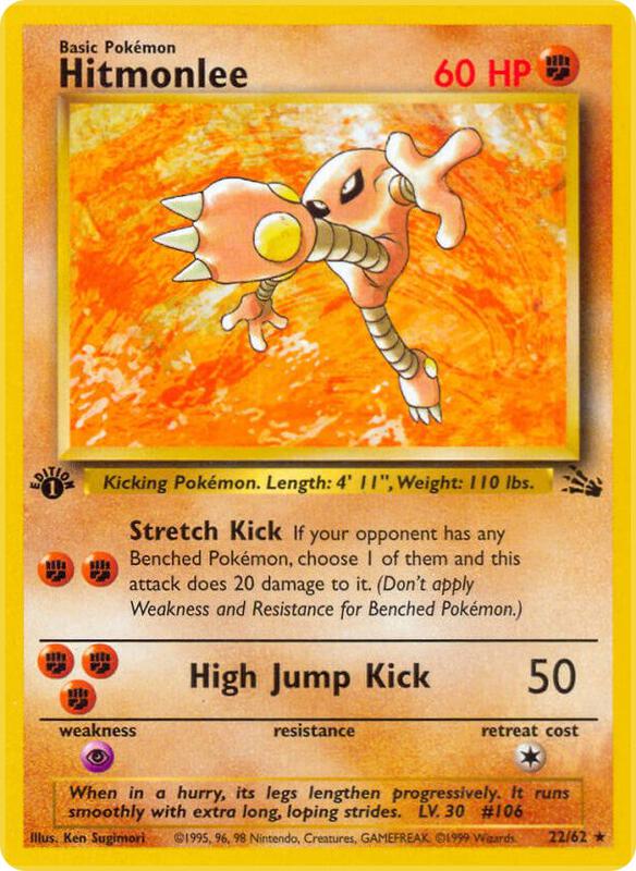 Hitmonlee 22/62 - Fossil