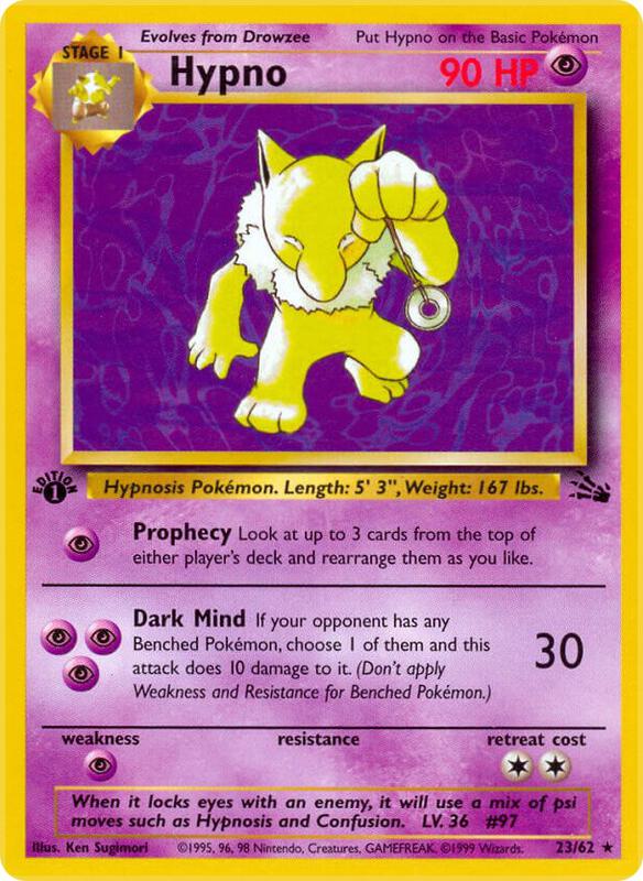 Hypno 23/62 - HeartGold & SoulSilver