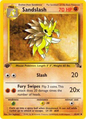 Sandslash 41/62 - Fossil