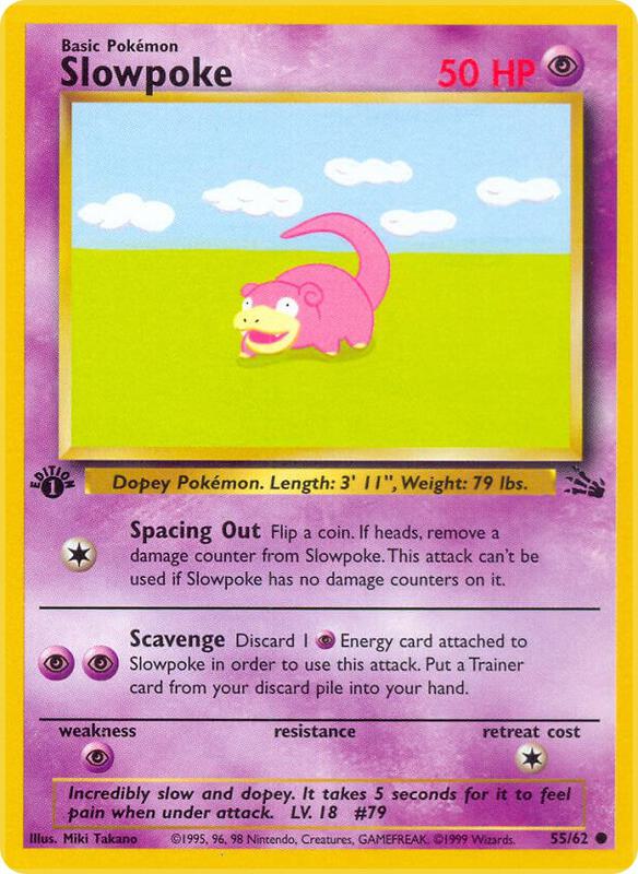 Slowpoke 55/62 - Fossil